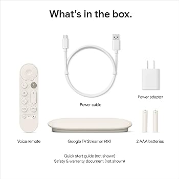 Google TV Streamer (4K) – Fast Streaming Entertainment with Voice